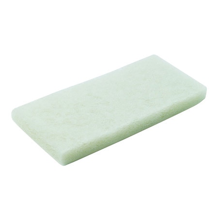 3M 3M 8440 Doodlebug Cleaning Pad, 4.6" x 10" - 5-Pack, White 7000002240